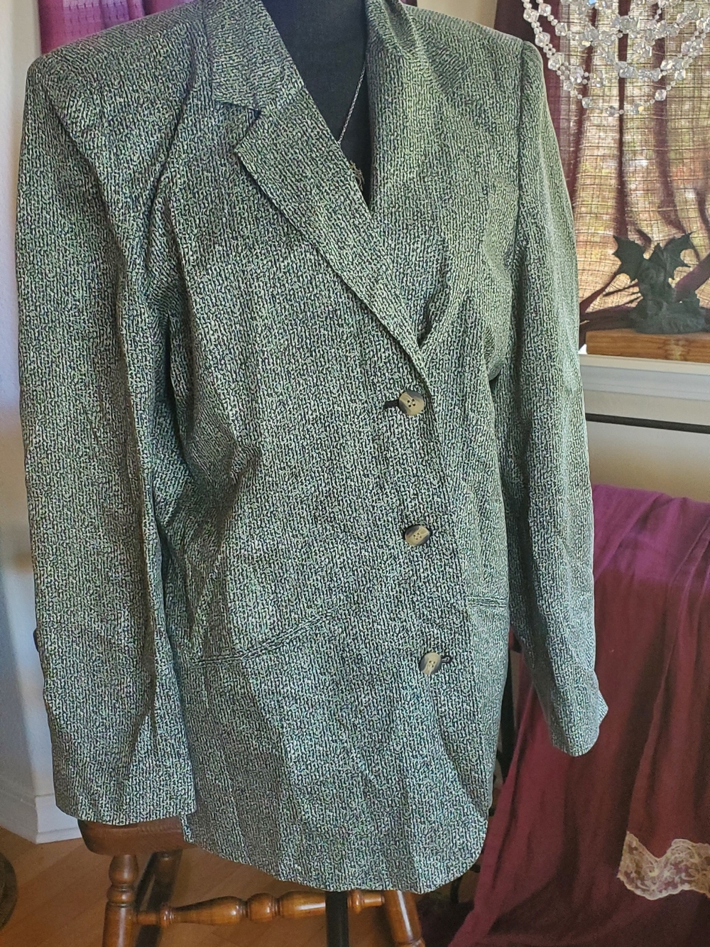 Anna And Frank Silk Blazer